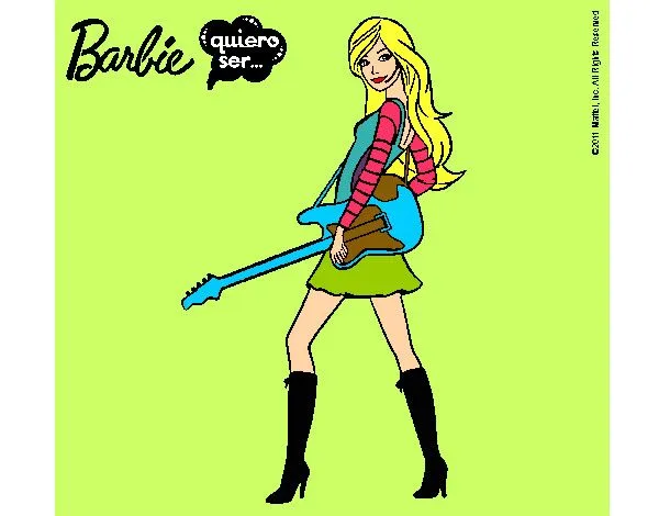 Dibujos de Barbie Quiero ser... para Colorear - Dibujos.net Dibujos de Barbie Quiero ser... para Colorear - Dibujos.net