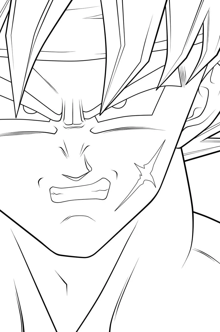 Dibujos de bardock para colorear - Imagui