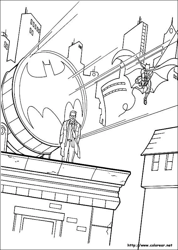 Dibujos de Batman para colorear en Colorear.net
