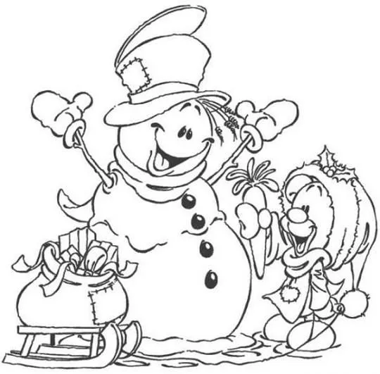 Dibujos de Navidad para pintar: « Todo para tu Bebé