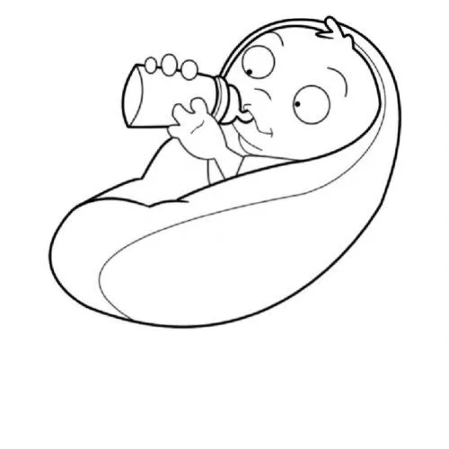 Dibujos de bebes para colorear