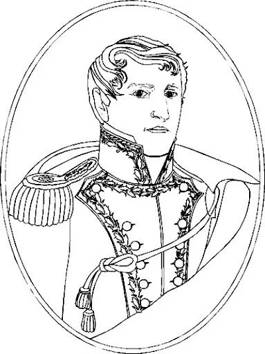 DIBUJOS DE BELGRANO PARA COLOREAR