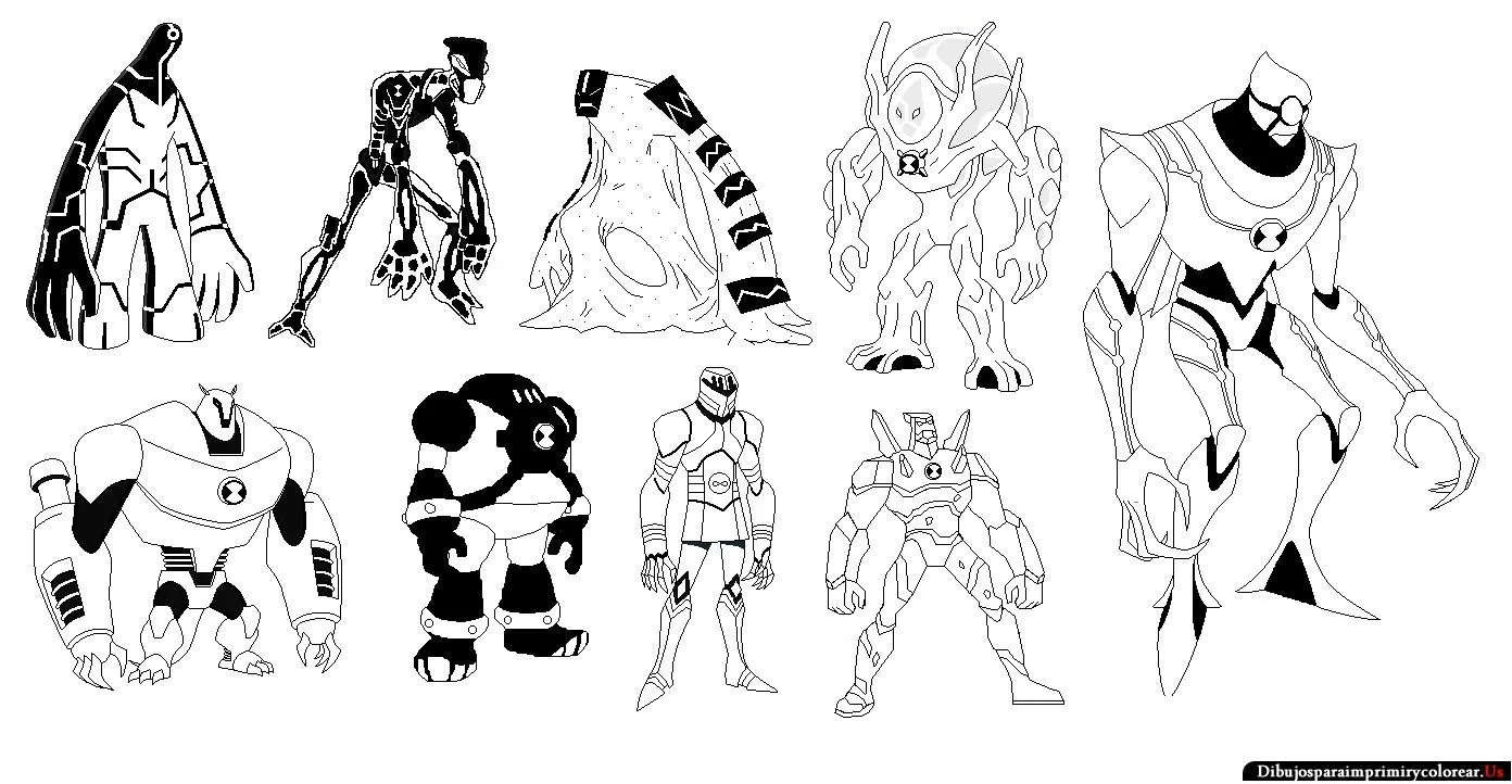 Dibujos de Ben 10 para Imprimir y Colorear - Dibujos Para imprimir ... Dibujos de Ben 10 para Imprimir y Colorear - Dibujos Para imprimir ...