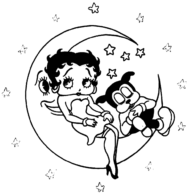Imágenes Betty Boop para pintar - Imagui