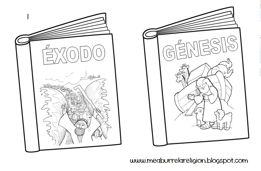Libro genesis dibujo para pintar - Imagui