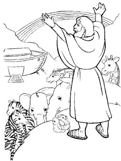 dibujos biblicos para colorear de moises
