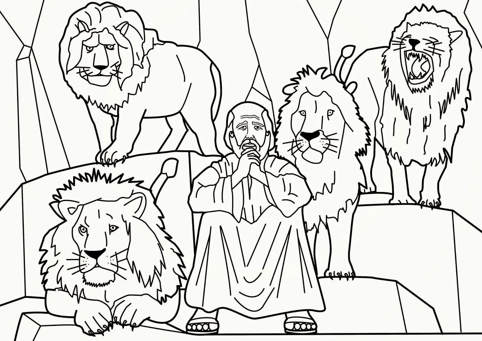 Dibujos Biblicos de Daniel para colorear ~ Dibujos Cristianos Para ... Dibujos Biblicos de Daniel para colorear ~ Dibujos Cristianos Para ...