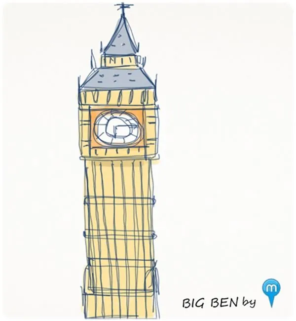 Como dibujar el Big Ben - Imagui