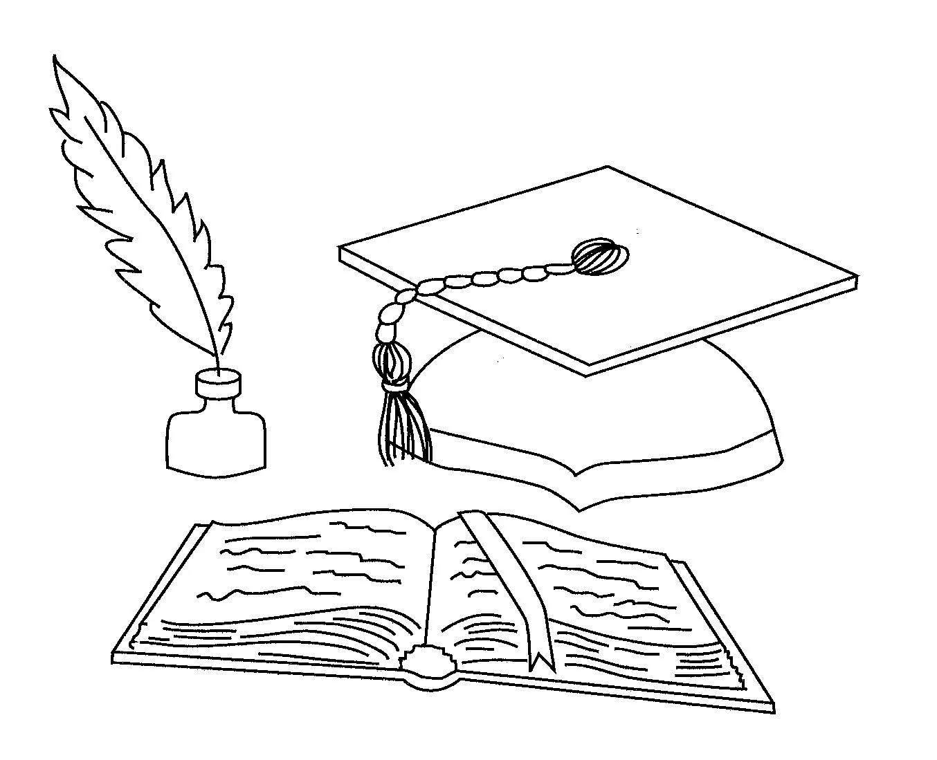 Dibujos de birretes de graduación para colorear - Imagui Dibujos de birretes de graduación para colorear - Imagui