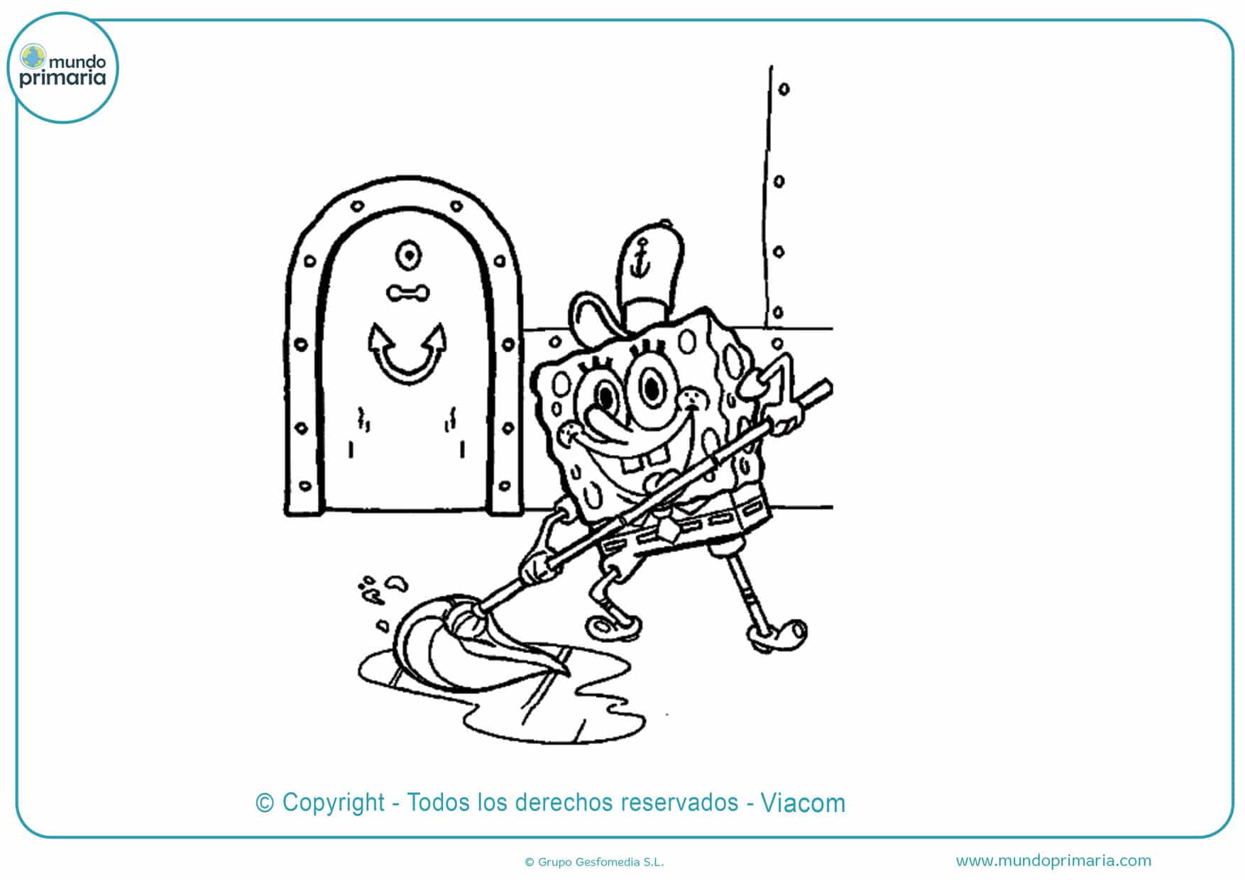 ❋ Dibujos de Bob Esponja para Colorear【Imprimir y Pintar】 ❋ Dibujos de Bob Esponja para Colorear【Imprimir y Pintar】