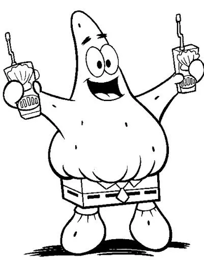 DIBUJOS DE BOB ESPONJA Y PATRICIO ESTRELLA PARA PINTAR DIBUJOS DE BOB ESPONJA Y PATRICIO ESTRELLA PARA PINTAR