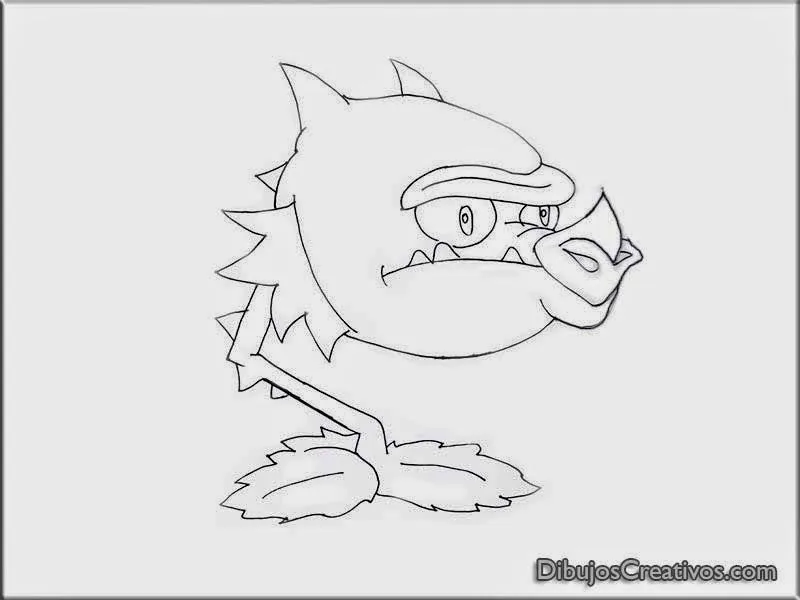 Dibujos de Boca de Dragon Plantas VS Zombies para pintar ...