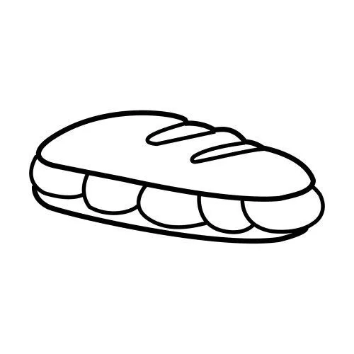 Dibujos de bocadillos para colorear