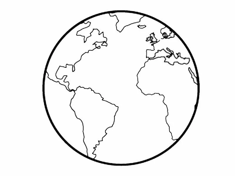 Dibujos de bola del mundo para colorear con los niños Dibujos de bola del mundo para colorear con los niños