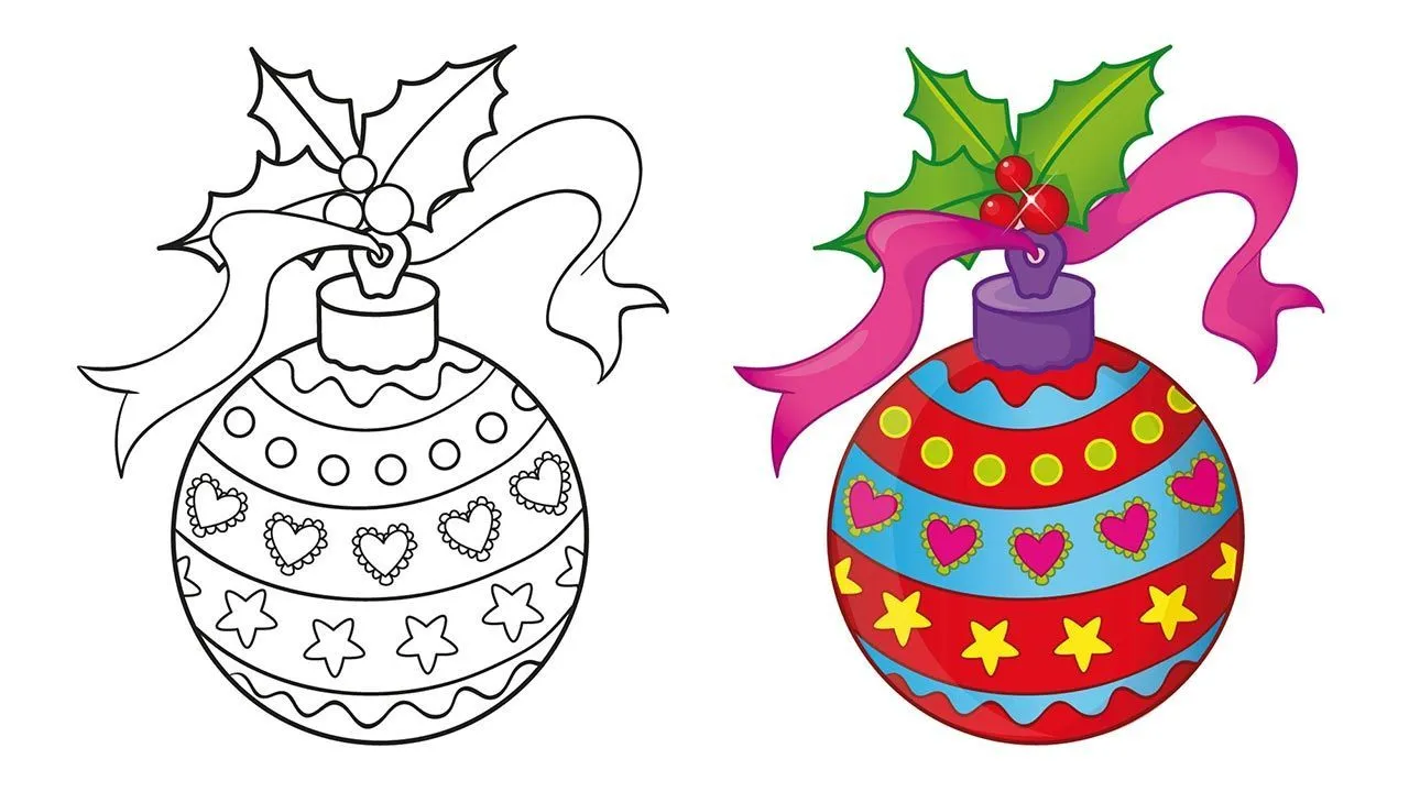 Dibujos de bolas de Navidad para imprimir y colorear, ¡para niños y adultos! Dibujos de bolas de Navidad para imprimir y colorear, ¡para niños y adultos!