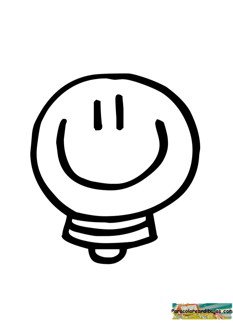 Dibujos de bombillas para colorear - Imagui