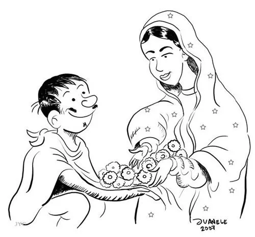 Dibujos de la Virgen de Guadalupe faciles - Imagui Dibujos de la Virgen de Guadalupe faciles - Imagui