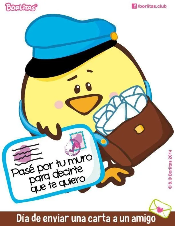 Imagenes de borlitas con frases - Imagui