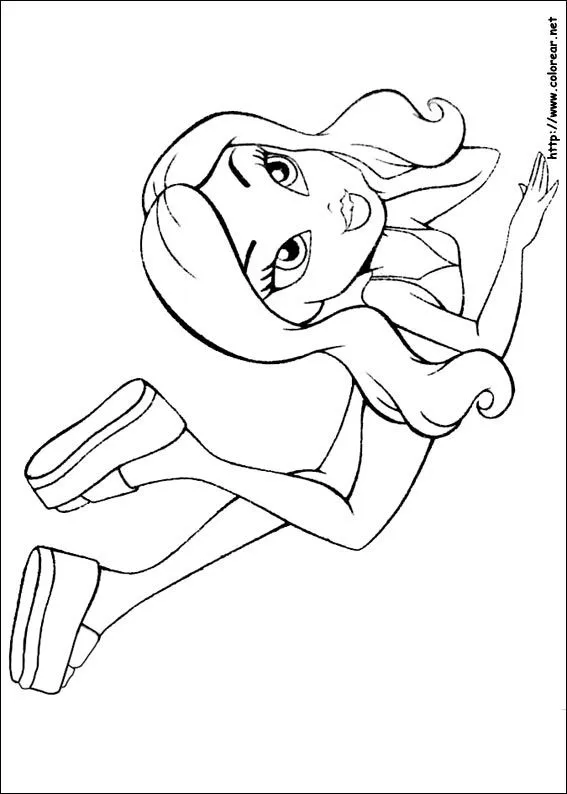 Dibujos de Bratz para colorear en Colorear. Dibujos de Bratz para colorear en Colorear.
