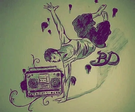 Break dance dibujo - Imagui