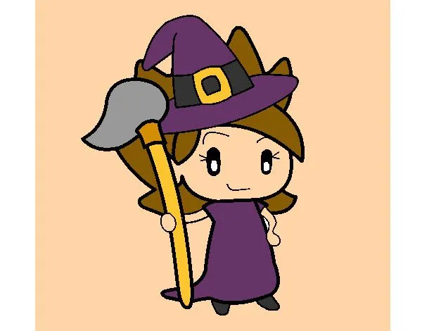 Dibujos de Brujas para Colorear - Dibujos.net Dibujos de Brujas para Colorear - Dibujos.net