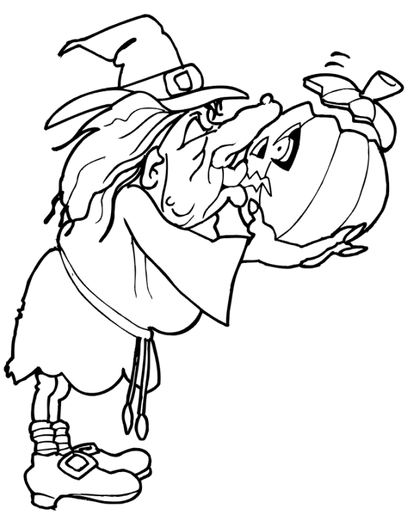 Dibujos de brujas para colorear | Manualidades Infantiles Dibujos de brujas para colorear | Manualidades Infantiles