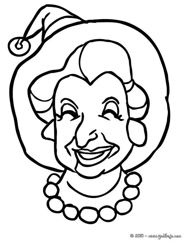 Dibujos de Brujas para colorear - retrato de vieja bruja chistosa ... Dibujos de Brujas para colorear - retrato de vieja bruja chistosa ...