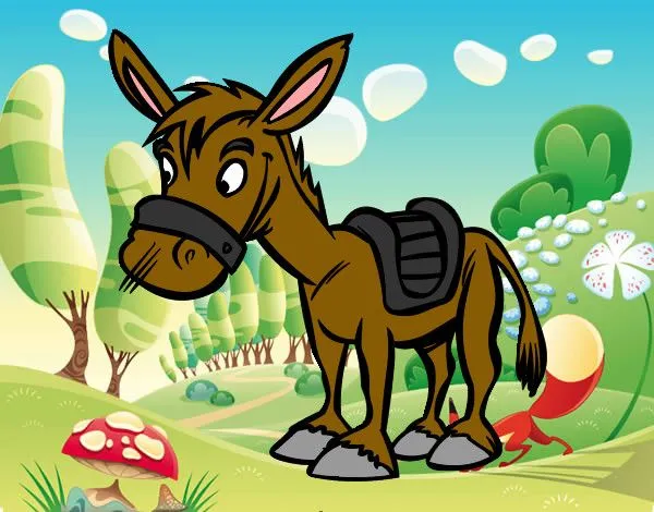 Dibujos de Burros para Colorear - Dibujos.net Dibujos de Burros para Colorear - Dibujos.net