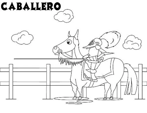DIBUJOS DE CABALLEROS MEDIEVALES PARA COLOREAR | Dibujos para colorear DIBUJOS DE CABALLEROS MEDIEVALES PARA COLOREAR | Dibujos para colorear