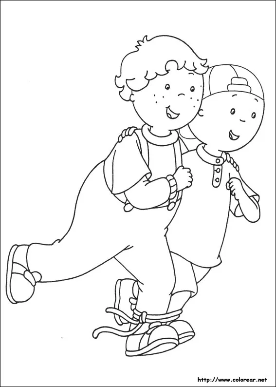 Dibujos para colorear de Caillou