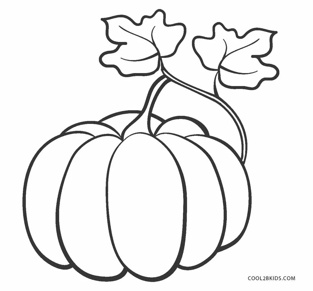 Dibujos de Calabazas para colorear - Páginas para imprimir gratis