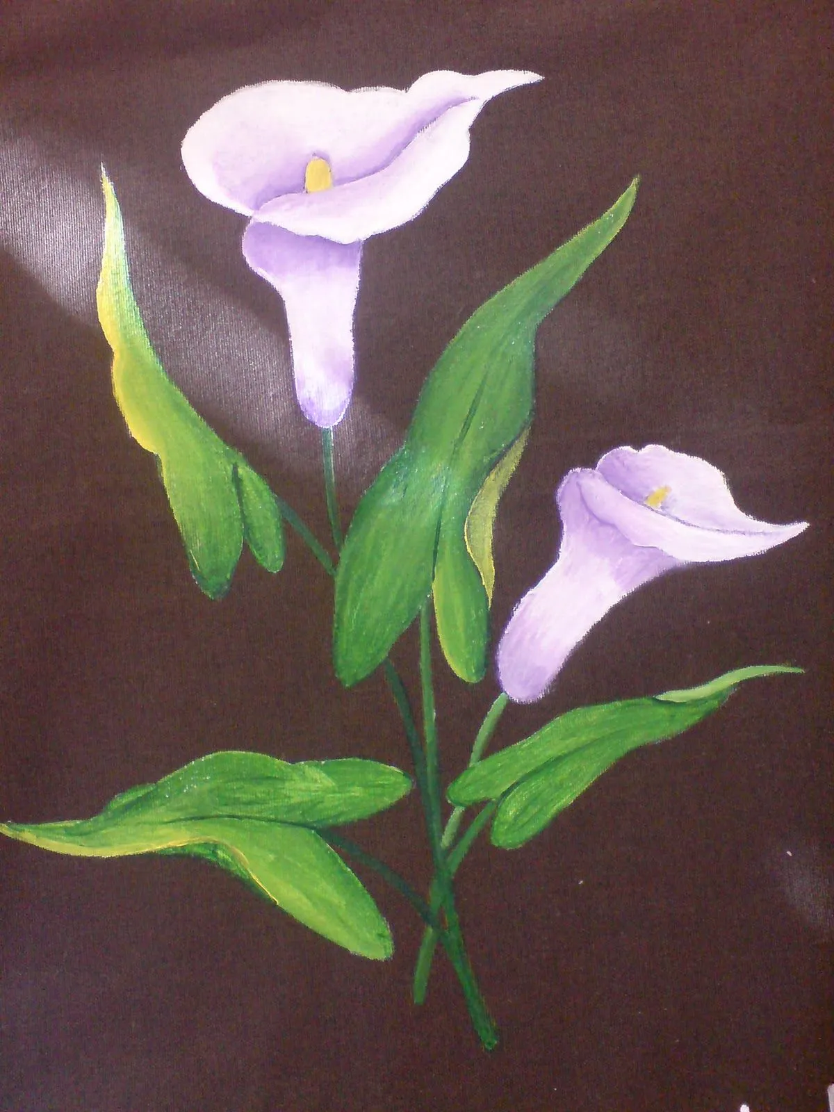 By: Sandra P.: Pintura en tela.