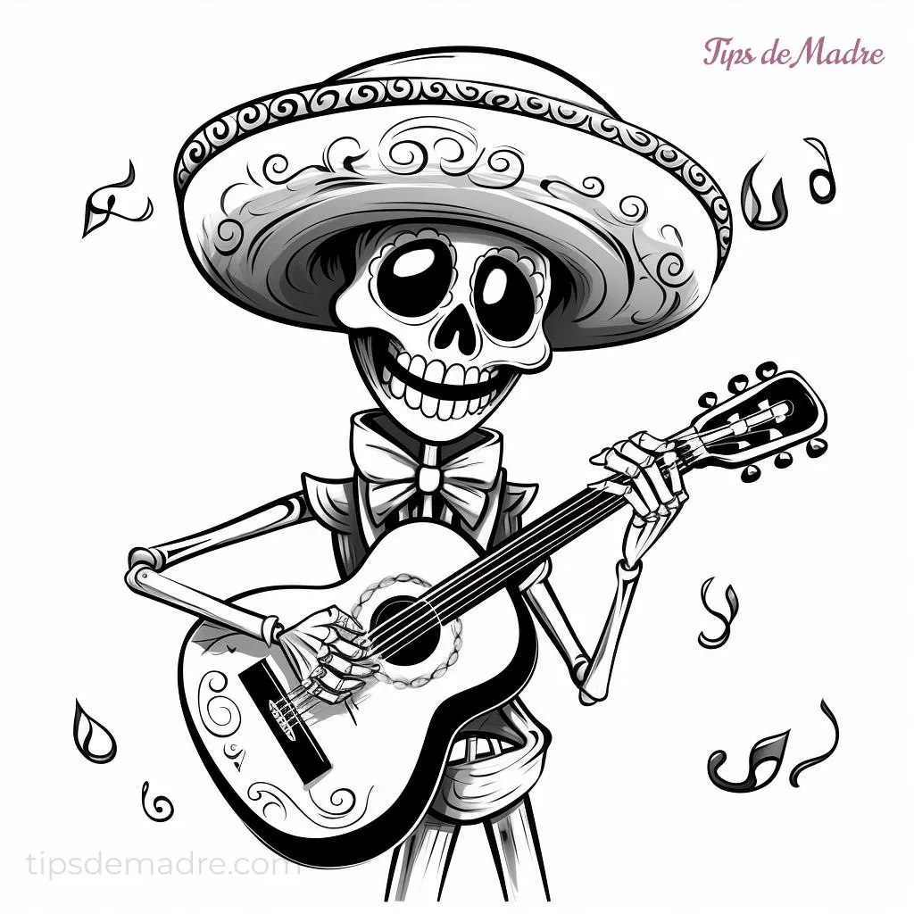 Dibujos de calavera para colorear e imprimir - Tips de Madre Dibujos de calavera para colorear e imprimir - Tips de Madre