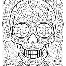 Dibujos de Calaveras para Colorear | DECALAVERAS.COM