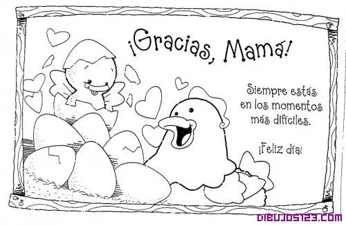 Día de la Madre. Caricaturas para colorear | Imágenes actual Día de la Madre. Caricaturas para colorear | Imágenes actual