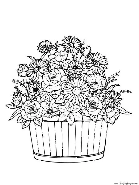 dibujo-flores-ramos-014 | Dibujos y juegos, para pintar y colorear dibujo-flores-ramos-014 | Dibujos y juegos, para pintar y colorear