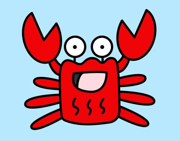 Dibujos de Cangrejos para Colorear - Dibujos.net Dibujos de Cangrejos para Colorear - Dibujos.net