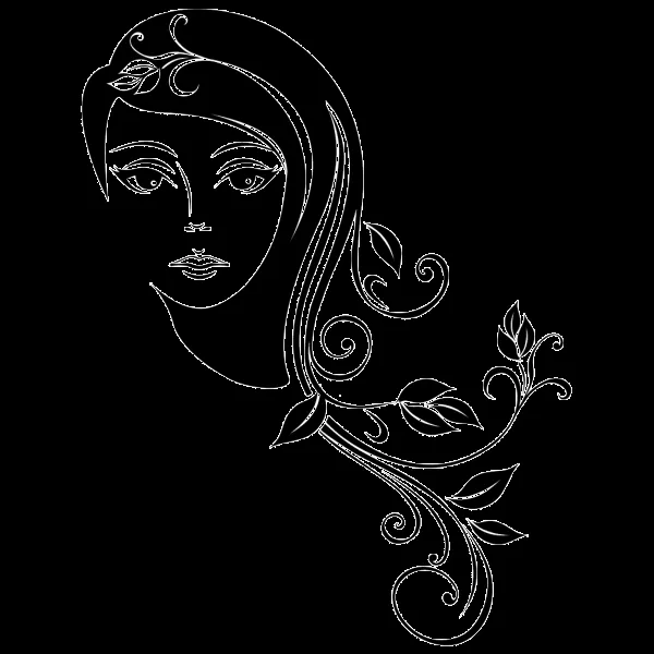 Rostros de perfil mujer dibujados - Imagui