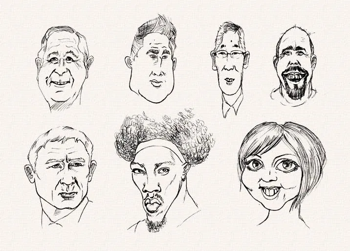Dibujos de Caras ~ Vida Blogger