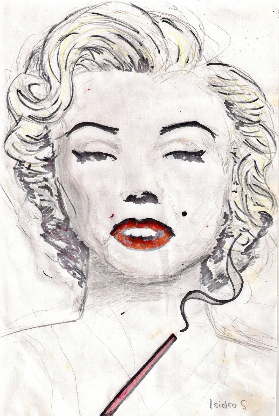 Dibujos de un Carrionero: Marilyn Monroe