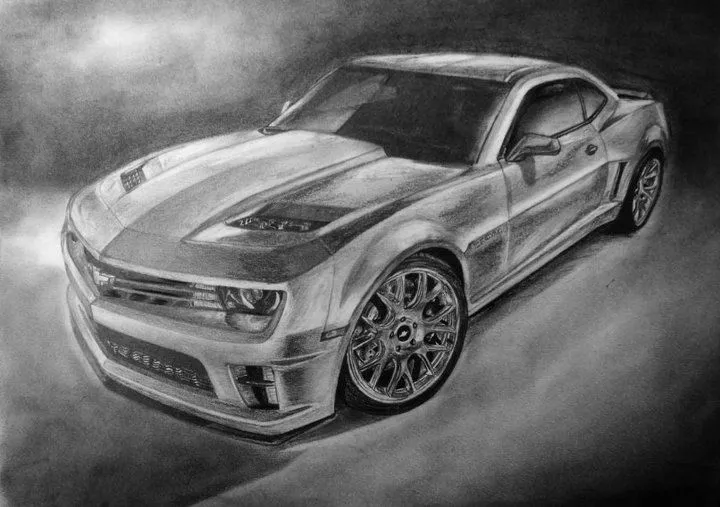 Autos a lapiz camaro - Imagui