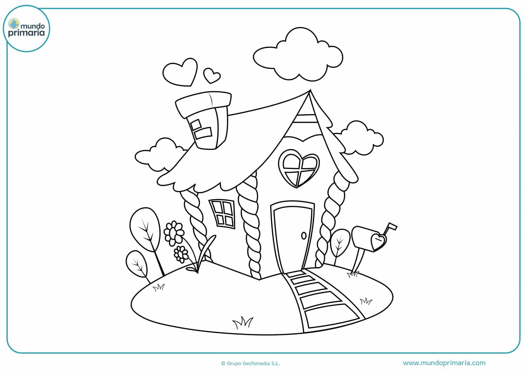 Dibujos de casas para colorear - Mundo Primaria Dibujos de casas para colorear - Mundo Primaria