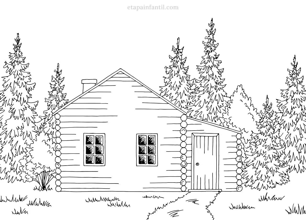 Dibujos de casas para colorear que los niños adorarán - Etapa Infantil Dibujos de casas para colorear que los niños adorarán - Etapa Infantil