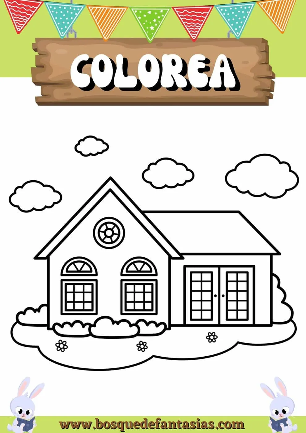 Dibujos de casas para niños | Para colorear e imprimir Dibujos de casas para niños | Para colorear e imprimir