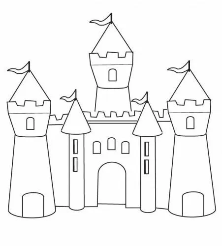Dibujos castillos para colorear e imprimir - Imagui Dibujos castillos para colorear e imprimir - Imagui