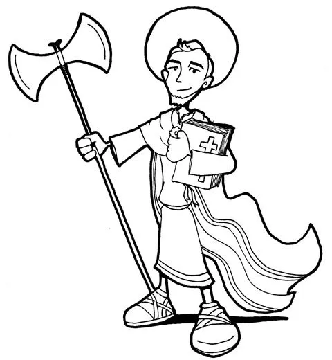 Dibujos para catequesis: SAN JUDAS TADEO