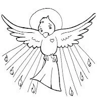 Dibujos para catequesis: ORACIÓN AL ESPÍRITU SANTO Dibujos para catequesis: ORACIÓN AL ESPÍRITU SANTO