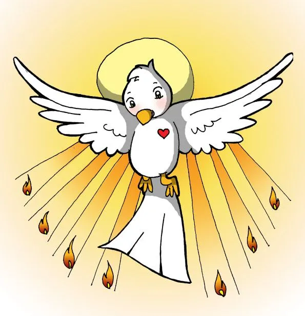 Dibujos para catequesis: ORACIÓN AL ESPÍRITU SANTO Dibujos para catequesis: ORACIÓN AL ESPÍRITU SANTO