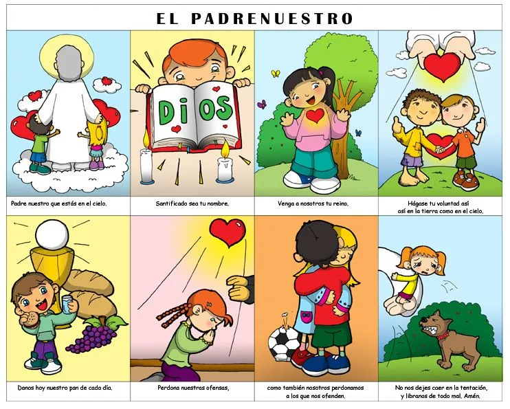 Dibujos para catequesis: EL PADRE NUESTRO