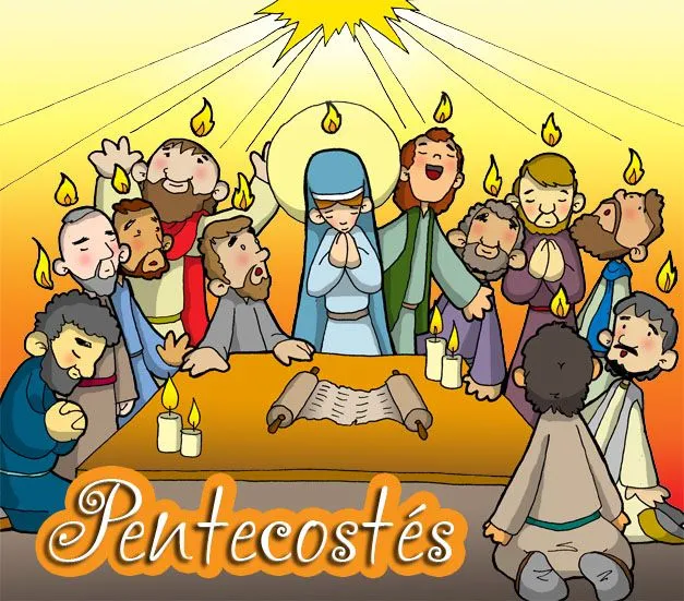 Dibujos para catequesis: PENTECOSTÉS